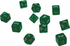 Ultra Pro - Eclipse Forest Green 11 Dice Set