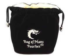Old School - Bag of Many Pouches Black Dice Bag