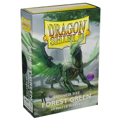 DRAGON SHIELD - Japanese Matte Forest Green (60ct) Sleeves