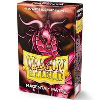 Dragon Shield: Japanese Matte Magenta (60ct) Sleeves