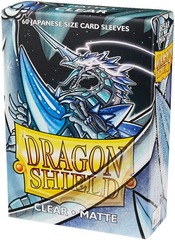 Dragon Shield: Japanese Matte Clear (60ct) Sleeves