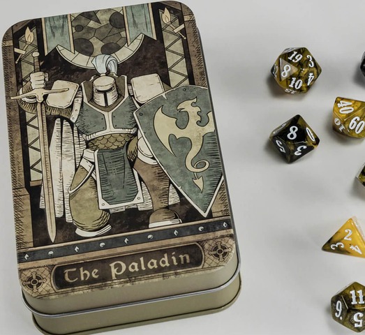 RPG Class Dice Set:  The Paladin