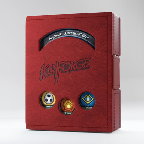Red Keyforge Deck Book