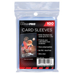 Ultra PRO 100 Count Pack Standard Size Soft Card Sleeves