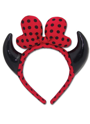 Devil Horn Polka Dot Headband