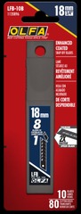 18mm LFB-10B Ultra-Sharp Black Speed Blade, 10-Pack