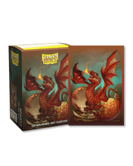 Dragon Shield - Brushed Art Sleeves - Baby Dragon Sparky