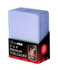Ultra PRO 25 Count Pack Standard Size Toploader - Ultra Clear Premium