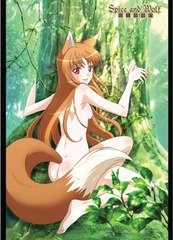 Spice And Wolf - Holo In Forest Wall Scroll