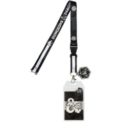 Dungeons & Dragons 'Metal' Lanyard with ID Holder & Charm