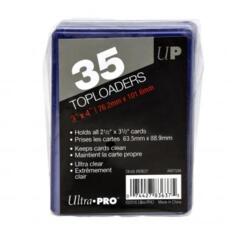 Ultra PRO 35 Count Pack Standard Size Toploader - Clear Regular