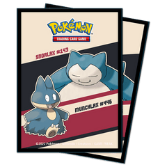 Ultra Pro - 65 Count Pokemon Standard Deck Protector Sleeves - Snorlax and Munchlax