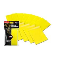 BCW Deck Guard Double Matte Sleeves - Yellow
