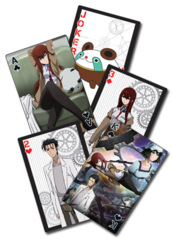Steins Gate playing cards