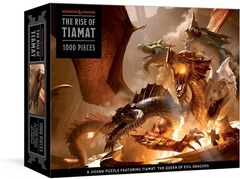 The Rise of Tiamat 1000-Piece Jigsaw Puzzle Featuring the Queen of Evil Dragons