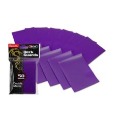 BCW Deck Guard Double Matte Sleeves - Purple