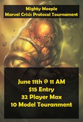 Marvel Crisis Protocol Tournament Entry June 11th