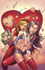 GFT Realm War #8 (Of 12) Cover D Steven Cummings Ultra Rare Valentine's Exclusive