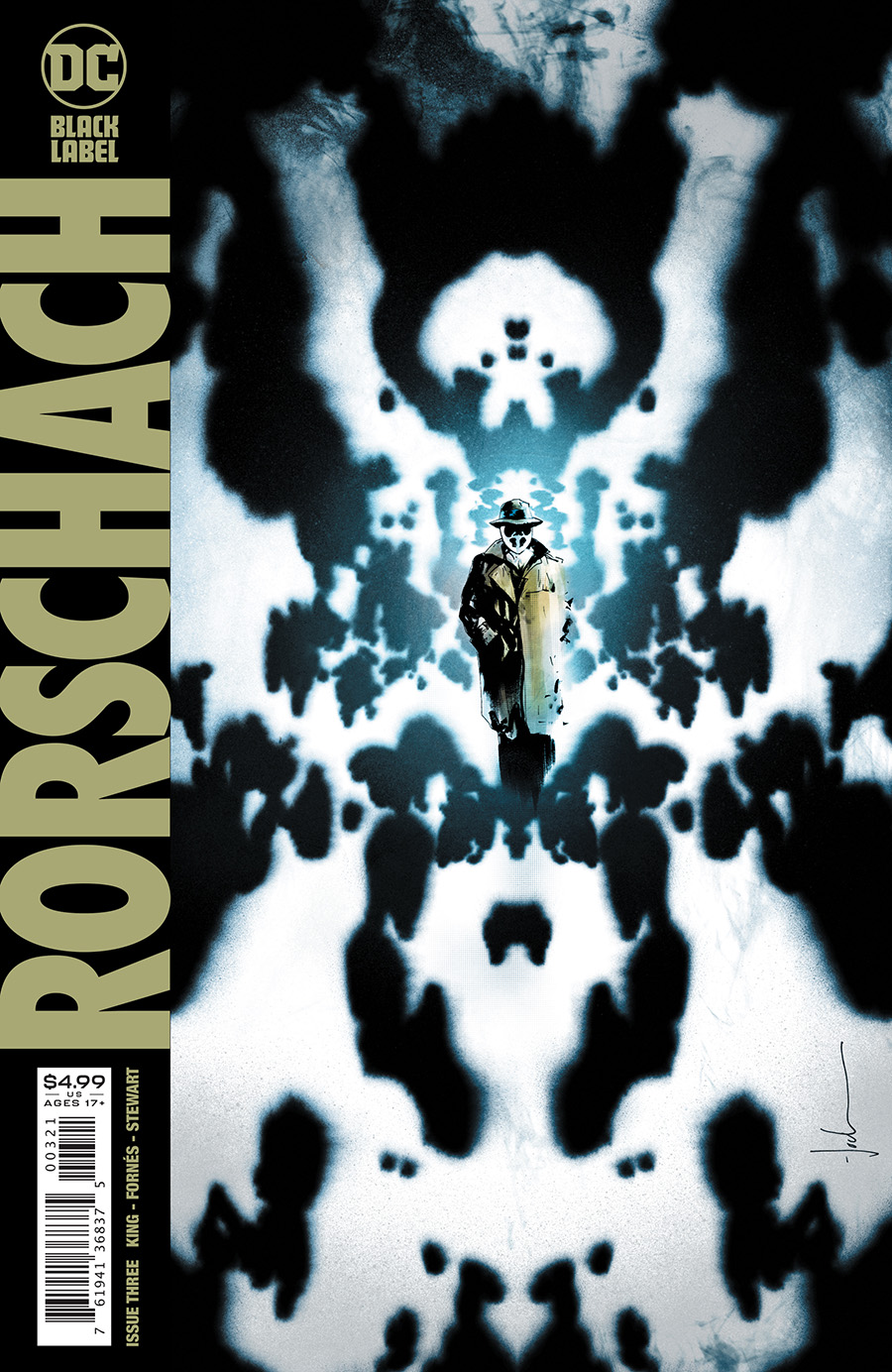 Rorschach #3 (Of 12) Cover B Jock Variant