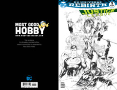 Justice League #1 Most Good Exclusive EBAS Inked Variant (REBIRTH)