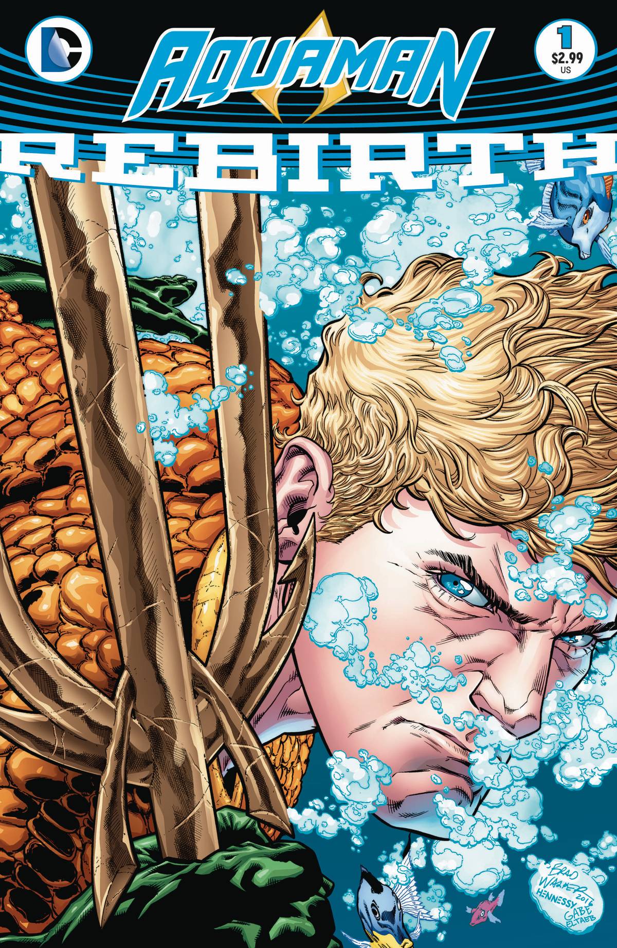 Aquaman Vol 8 Rebirth #1 Cover A Brad Walker (REBIRTH)