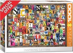 Inspiring Letters - 1000pc puzzle