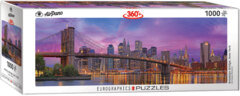 Brooklyn Bridge New York - Panoramic 1000 pc puzzle