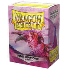 ATM11039 Dragon Shield Sleeves: Matte Pink Diamond