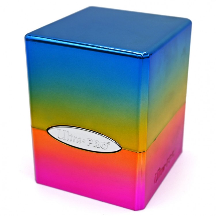 Ultra Pro Deck Box Satin Cube Rainbow