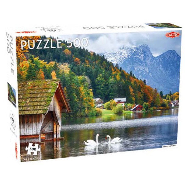 Puzzle: Landscapes: Swans on Lake 500pc