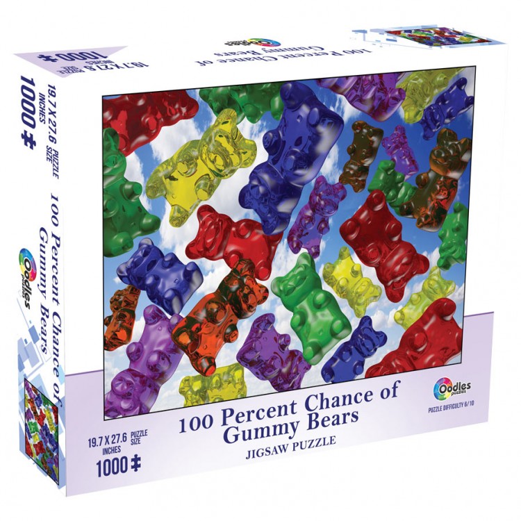 100% Chance of Gummy Bears 1000pc puzzle