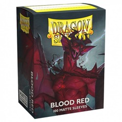 ATM11050 Dragon Shield Sleeves: Matte Blood Red