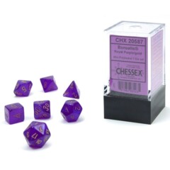 CHX20587 7-Set Cube Mini Borealis Luminary Royal Purple w/Gold