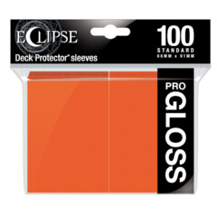 ULP15607 Ultra Pro Sleeves: Eclipse Pro Gloss: Pumpkin Orange