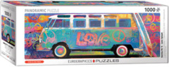 VW Love Bus -  Panoramic 1000 pc puzzle