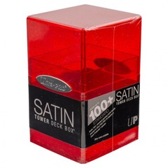 Ultra Pro Deck Box Satin Tower Glitter Red