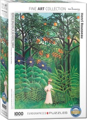 Woman in an Exotic Forest - 1000pc puzzle
