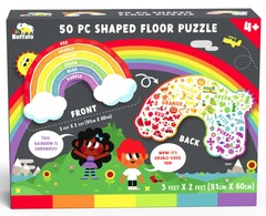 Shaped Floor Puzzle - Rainbow 50pc