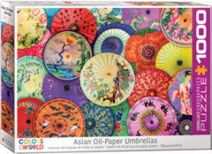 Asian Oil Paper Umbrellas - 1000 pc puzzle