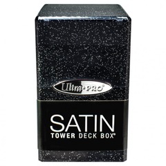 Ultra Pro Deck Box Satin Tower Glitter Black