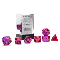 CHX26467 7-Set Cube Gemini Translucent Red-Violet w/Gold