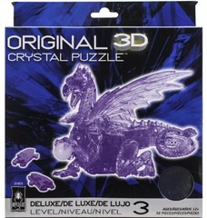 3D Crystal Puzzle: Dragon - Purple