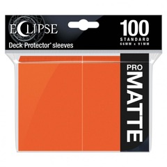 ULP15619 Ultra Pro Sleeves: Eclipse: Matte Pumpkin Orange