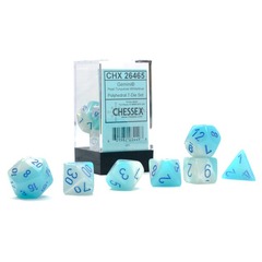 CHX26465 7-Set Cube Gemini Luminary Pearl Turquoise-White w/Blue