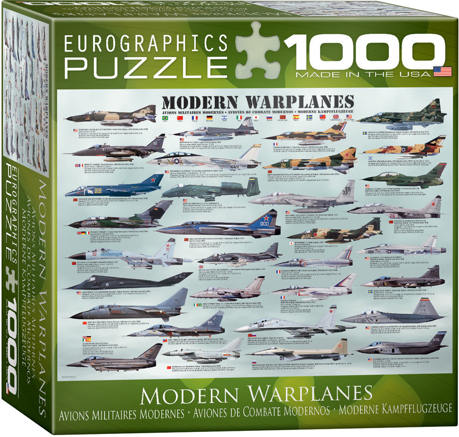 Modern Warplanes - 1000pc puzzle