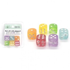 Roll For Initiative 6 Set: d6 18mm High-Visibility Assorted Colors
