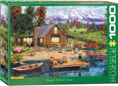 Grand Teton Cabin - 1000pc puzzle