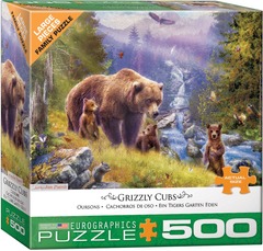Grizzly Cubs - 500pc puzzle