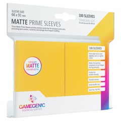 GameGenic Matte Prime Sleeves: Yellow