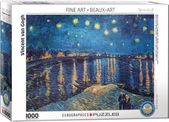 The Starry Night Over The Rhone - 1000pc puzzle